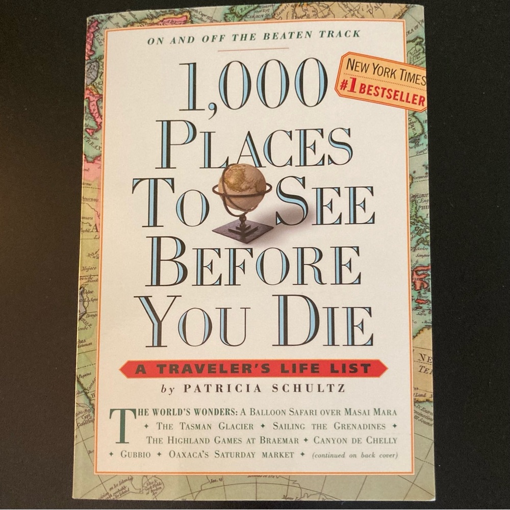 Used book: bestseller: β1000 Places To See Before You Dieβ, Patricia Schultz.